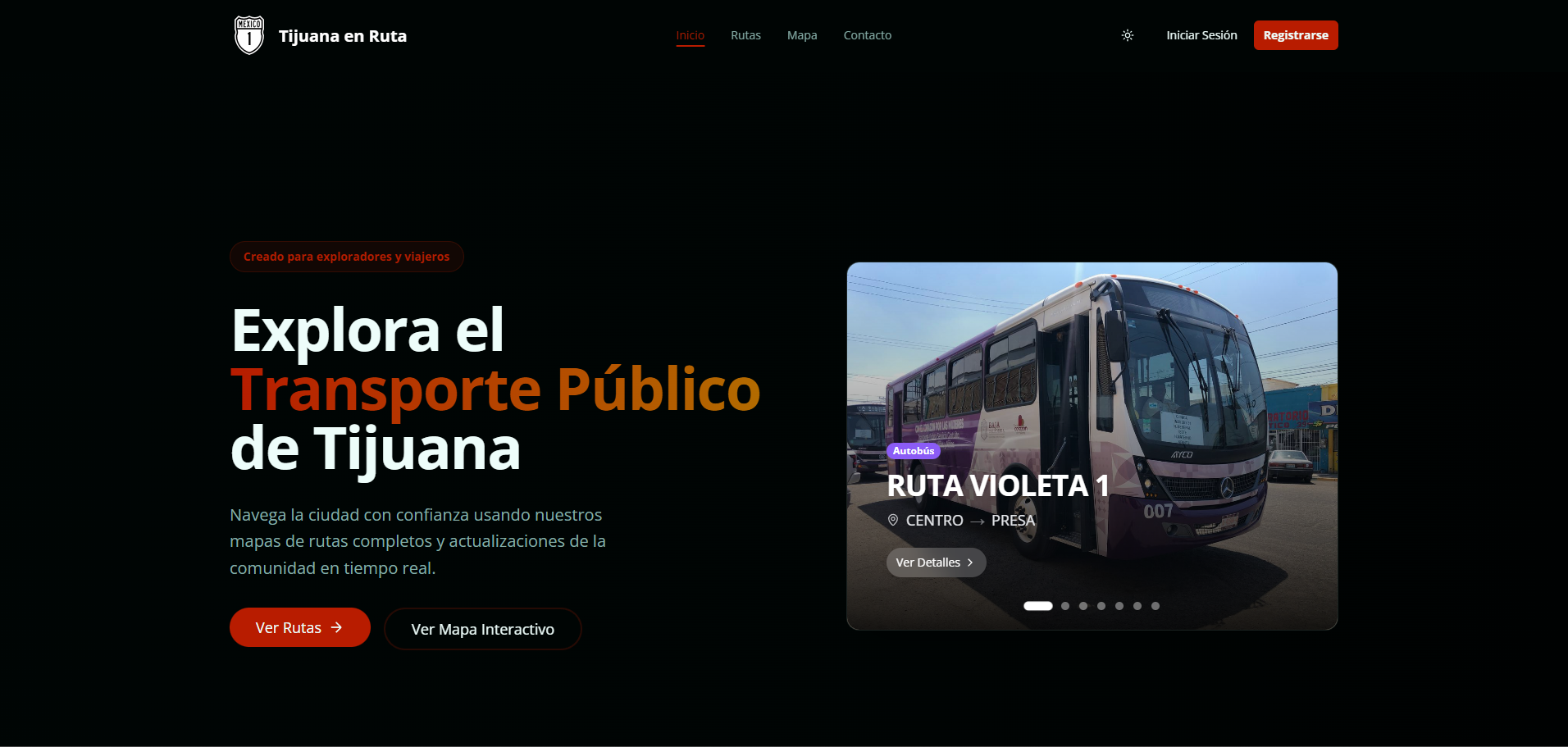 Mapa Interactivo de Transporte — Baja California | Tijuana en Ruta